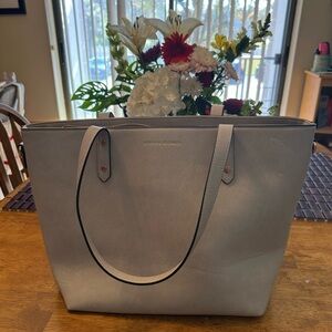 Poppy & Peonies Beige Tote Bag Versatile Everyday Essential